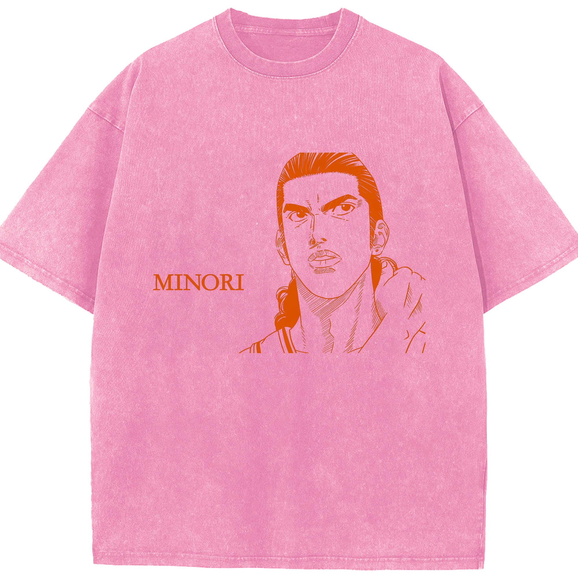 （画像用） SLAM DUNK／スラムダンク 綿100% ヴィンテージ風 半袖Tシャツ（フロントプリント）